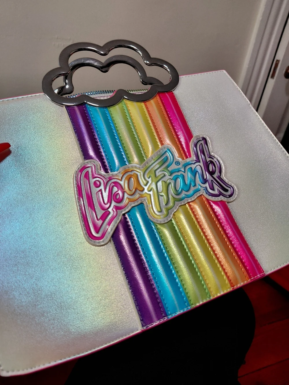 Lisa Frank Loungefly Crossbody Tote Bag - Picture 4 of 13